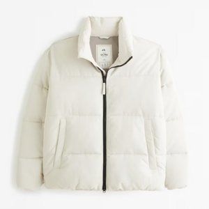 Abercrombie & Fitch (A&F) Ultra Puffer Small (Light Grey)
